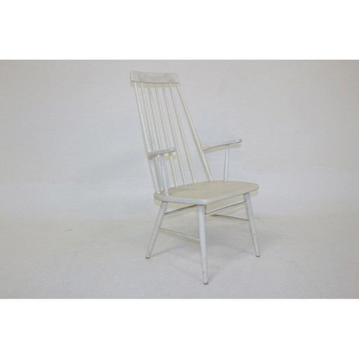 Fauteuil à bâtons vintage Suède 1960