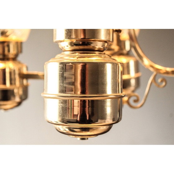 Image 1 of Lustre vintage en verre de Murano, Italie 1940