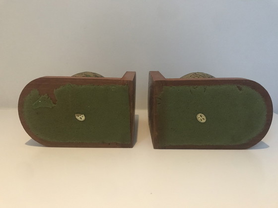 Image 1 of 2X serre-livres vintage