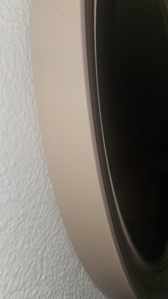 Image 1 of Miroir beige de l'ère spatiale 1970