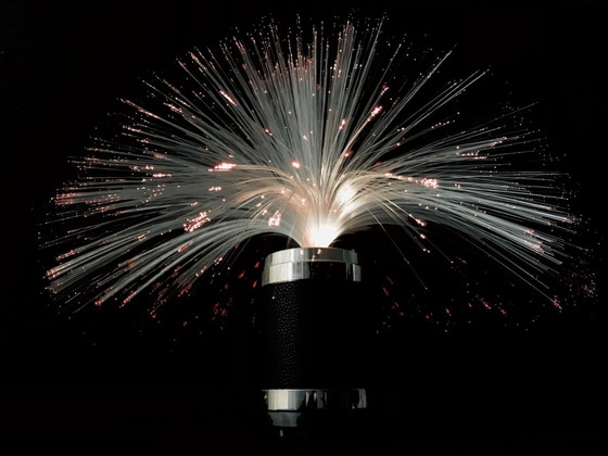 Image 1 of Lampe Vintage • Apollo • Bmf • Fibre Optique • Space Age • 1970