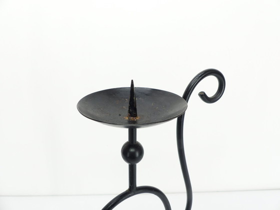 Image 1 of Chandeliers Chats Gunnar Ander Ystad Metall 1950 Suède