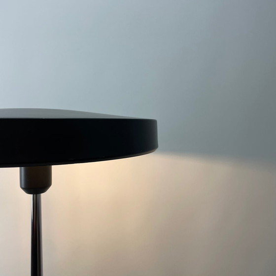 Image 1 of Lampe de table grise et argentée Timor 69 par Louis Kalff pour Philips 1970