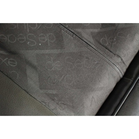 Image 1 of Chaise club vintage en cuir pour De Sede - 1970