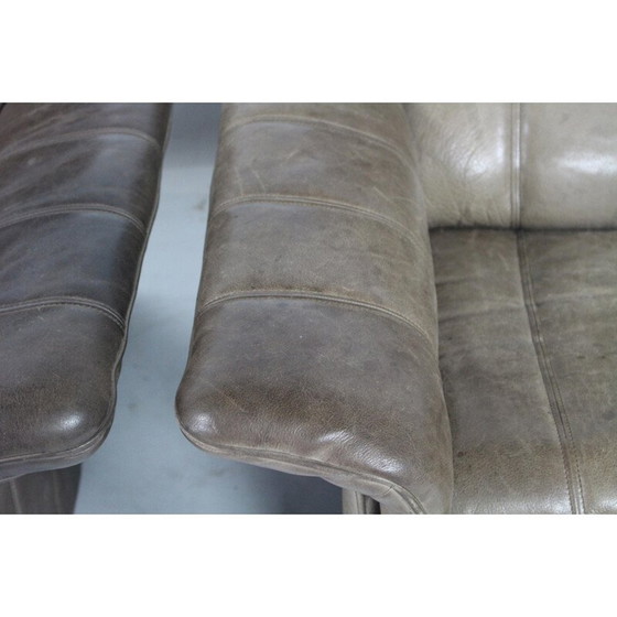 Image 1 of Chaise club vintage en cuir pour De Sede - 1970