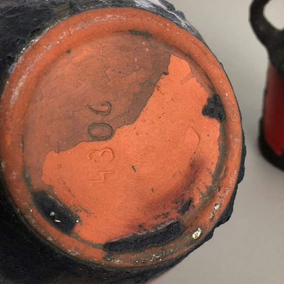 Image 1 of Paire de vases vintage par Marei ceramics pour Studio pottery, Allemagne 1970
