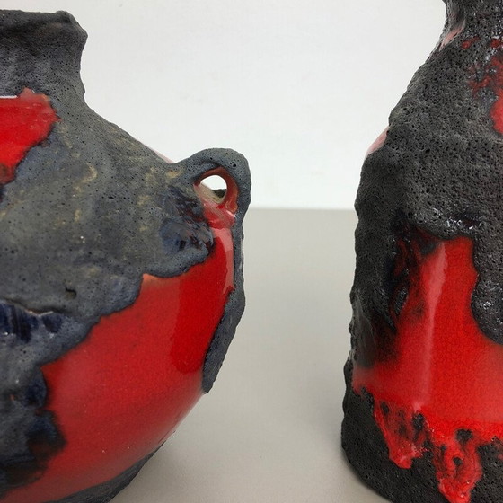 Image 1 of Paire de vases vintage par Marei ceramics pour Studio pottery, Allemagne 1970