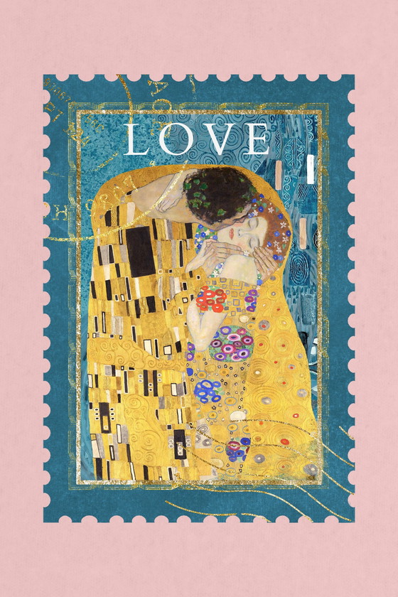 Image 1 of Gustav Klimt --- Le baiser/l'amour