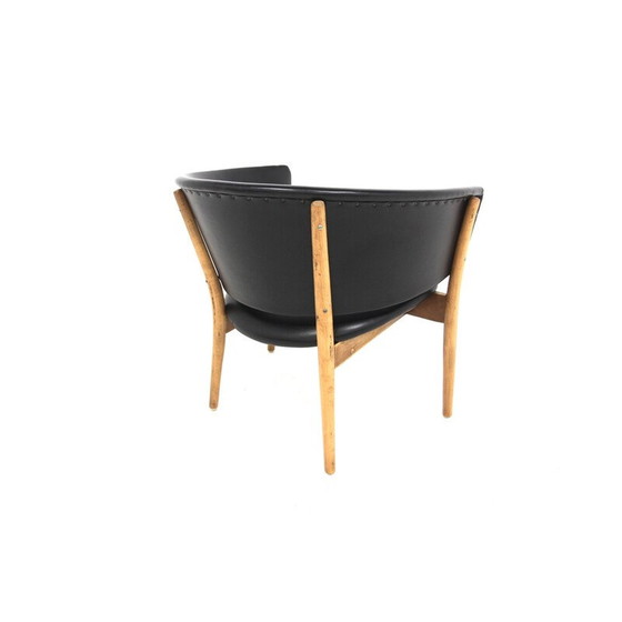 Image 1 of Fauteuil scandinave vintage "Rondell" par Erik Wørtz pour Möbel-Ikea, Suède 1960
