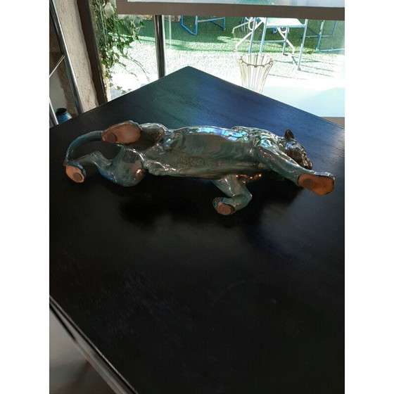 Image 1 of Sculpture panthère vintage art nouveau de Rambervillers