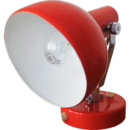 Applique industrielle vintage rouge, 1960