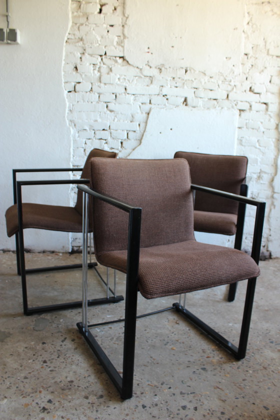 Image 1 of 3x Chaise cubique vintage