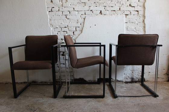 Image 1 of 3x Chaise cubique vintage
