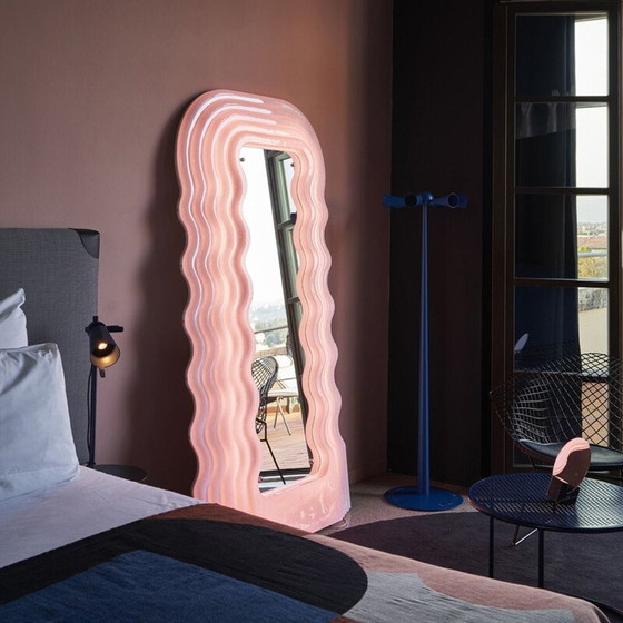 Image 1 of Vintage Ultrafragola mirror lamp by Ettore Sottsass for Poltronova
