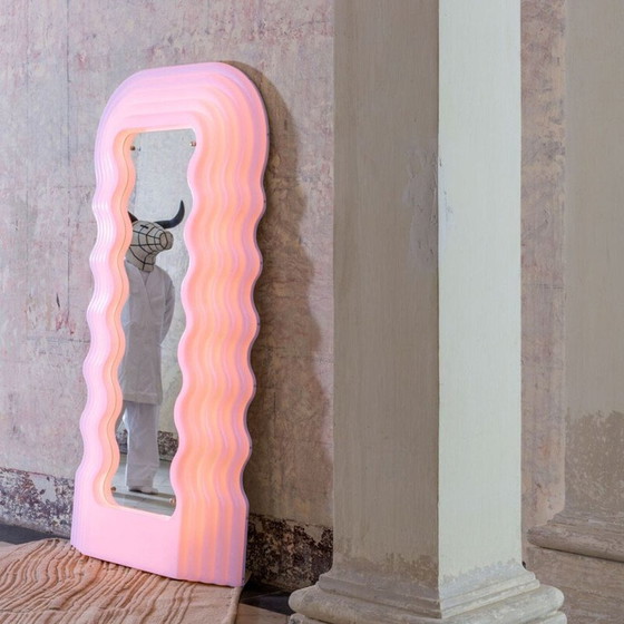 Image 1 of Vintage Ultrafragola mirror lamp by Ettore Sottsass for Poltronova