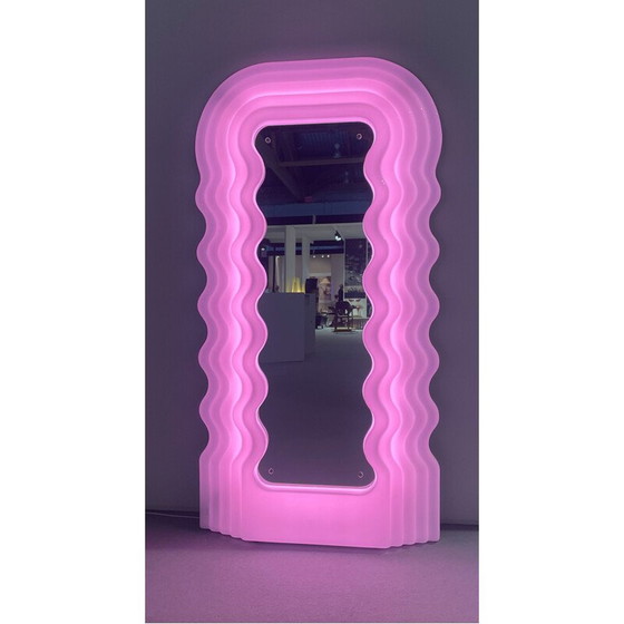 Image 1 of Vintage Ultrafragola mirror lamp by Ettore Sottsass for Poltronova
