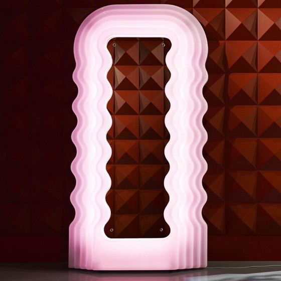 Image 1 of Vintage Ultrafragola mirror lamp by Ettore Sottsass for Poltronova