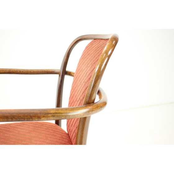Image 1 of Paire de chaises vintage en bois et tissu par Ton, Tchécoslovaquie 1989s