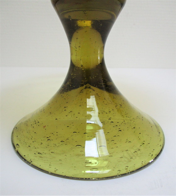 Image 1 of Vase Verre Biot Estampillé H.38 Cm