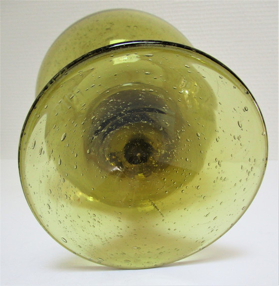 Image 1 of Vase Verre Biot Estampillé H.38 Cm