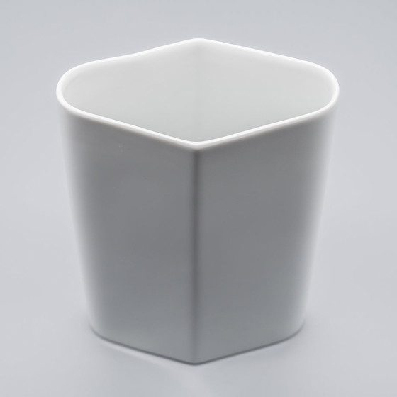 Image 1 of Rosenthal Vase en Porcelaine Brillante Duo Tapio Wirkkala 60S Vintage Iconic Form