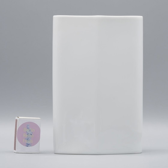 Image 1 of Rosenthal Vase en Porcelaine Brillante Duo Tapio Wirkkala 60S Vintage Iconic Form