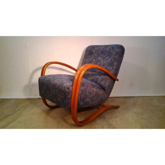 Image 1 of Fauteuil vintage Modèle H-269 par Jindřich Halabala - années 1930
