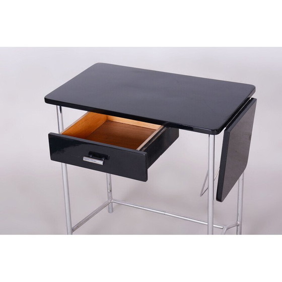 Image 1 of Vintage Bauhaus chrome dissociative table by Mücke-Melder, Czechoslovakia 1930