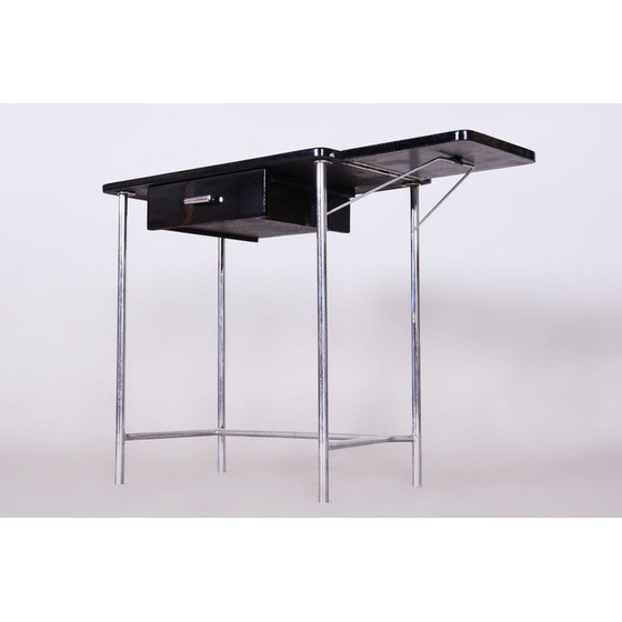 Image 1 of Vintage Bauhaus chrome dissociative table by Mücke-Melder, Czechoslovakia 1930