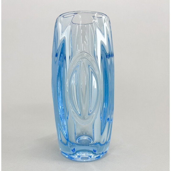 Image 1 of Vase en verre vintage par Rudolf Shrotter pour Sklo Union, Tchécoslovaquie, années 1950
