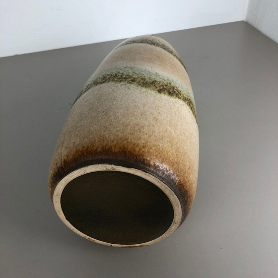 Image 1 of Grand vase de sol vintage en poterie de lave grasse multicolore 284-47 par Scheurich1970