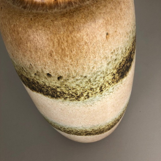 Image 1 of Grand vase de sol vintage en poterie de lave grasse multicolore 284-47 par Scheurich1970