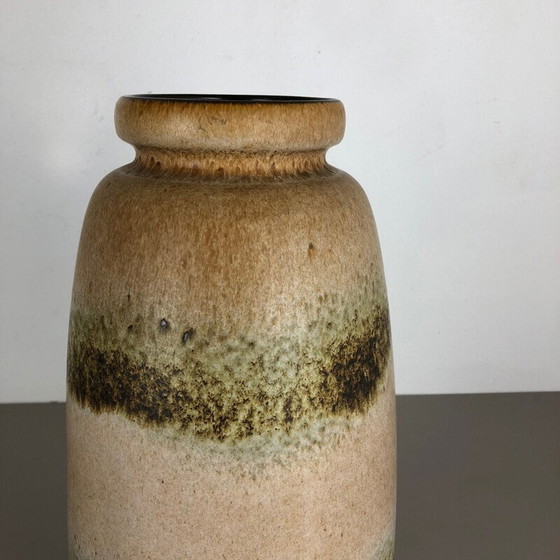 Image 1 of Grand vase de sol vintage en poterie de lave grasse multicolore 284-47 par Scheurich1970