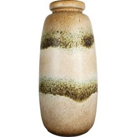 Image 1 of Grand vase de sol vintage en poterie de lave grasse multicolore 284-47 par Scheurich1970