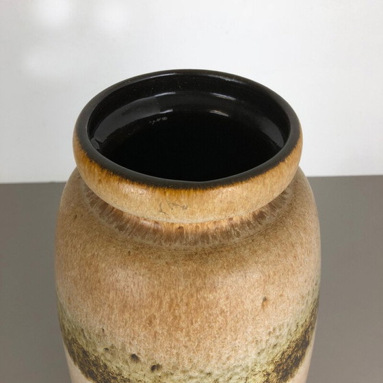 Image 1 of Grand vase de sol vintage en poterie de lave grasse multicolore 284-47 par Scheurich1970