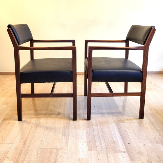 Image 1 of 4 Chaises & 2 Fauteuils Design Alfred Cox Pour R.Foster England 1970S'