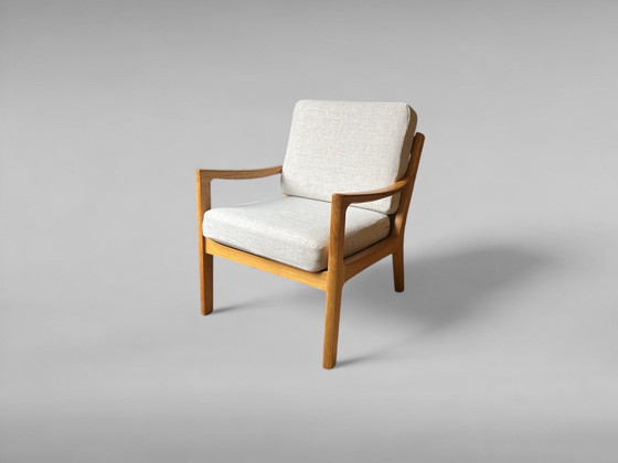 Image 1 of Fauteuil lounge de Ole Wanscher pour P. Jeppesen