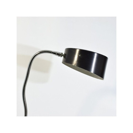 Image 1 of Lampe vintage Philips en métal laqué noir, 1950