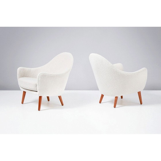 Image 1 of Paire de chaises longues d'Ib Kofod-Larsen, années 1960