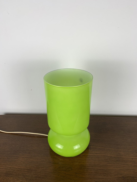 Image 1 of Ikea Lampe de table modèle "Lykta", vert , 1990S