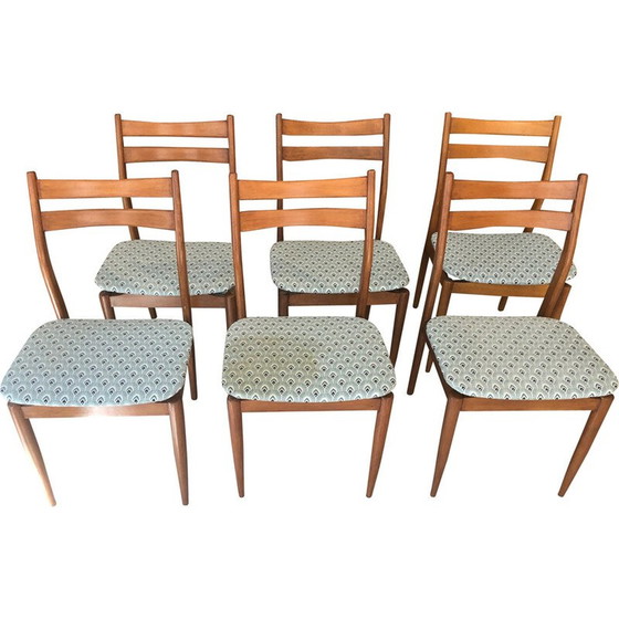 Image 1 of Ensemble de 6 chaises vintage, 1960