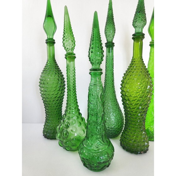 Image 1 of Lot de 21 carafes vintage Empoli, 1960