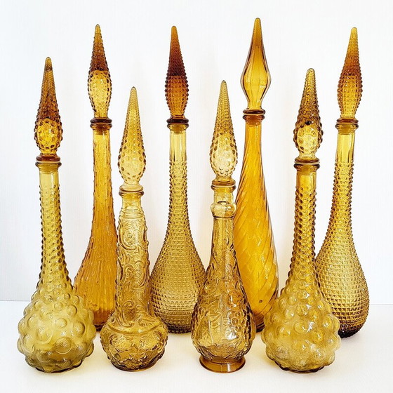 Image 1 of Lot de 21 carafes vintage Empoli, 1960