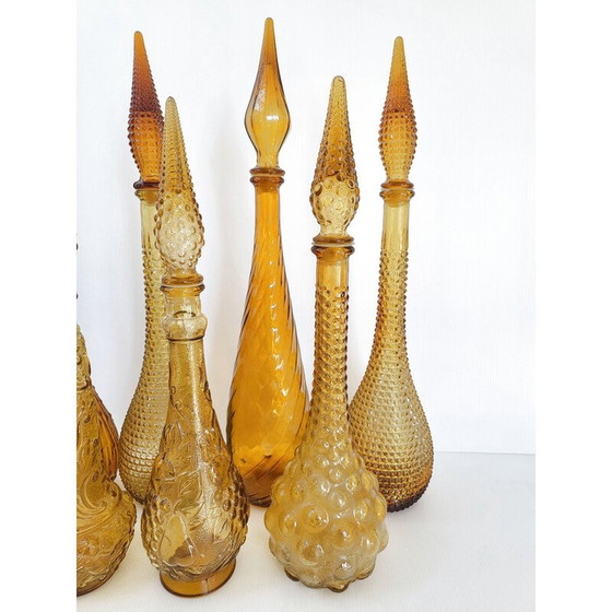 Image 1 of Lot de 21 carafes vintage Empoli, 1960