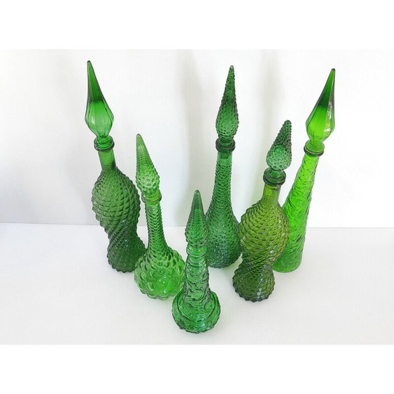 Image 1 of Lot de 21 carafes vintage Empoli, 1960