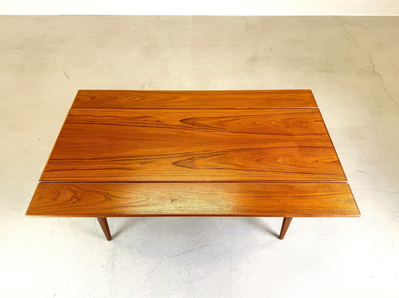 Image 1 of Mid Century Elevator Table basse Trioh Teak