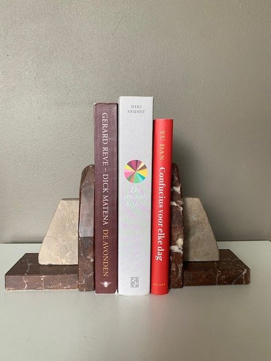 Image 1 of Serre-livres en marbre Art Déco