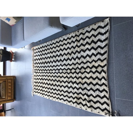 Tapis berbère taznakht en laine vintage, 1980