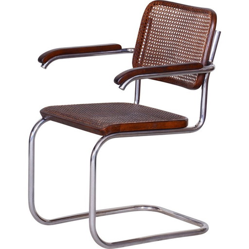 Fauteuil Bauhaus vintage par Marcel Breuer pour Thonet, Allemagne années 1930