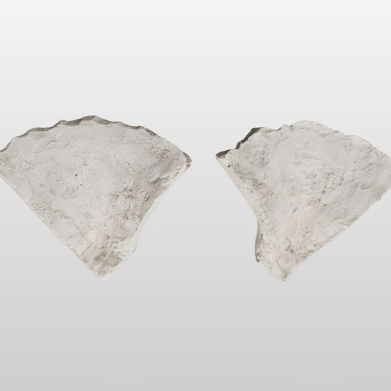 Image 1 of Paires d'appliques vintage en forme de coquillage, France 1980